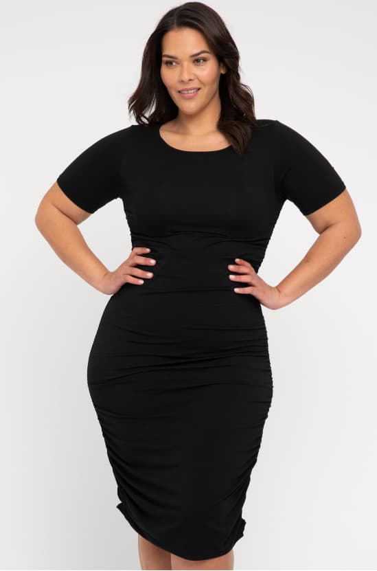 Organic Bamboo Jasper Maternity Dress