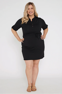 Organic Bamboo Tab Sleeve Nursing Dress Dress from Bamboo Body maternity store australia