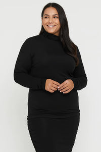 Organic Bamboo Maternity Turtle Neck
