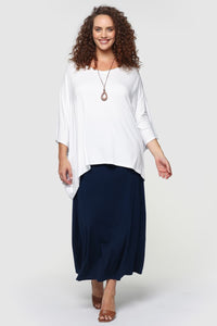 Organic Bamboo Lana Long Maternity Skirt