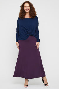 Organic Bamboo Lana Long Maternity Skirt