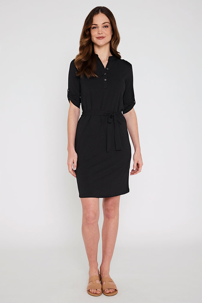 Organic Bamboo Tab Sleeve Nursing Dress Dress from Bamboo Body maternity store australia
