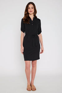 Organic Bamboo Tab Sleeve Nursing Dress Dress from Bamboo Body maternity store australia