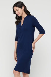 Organic Bamboo Tab Sleeve Nursing Dress Dress from Bamboo Body maternity store australia