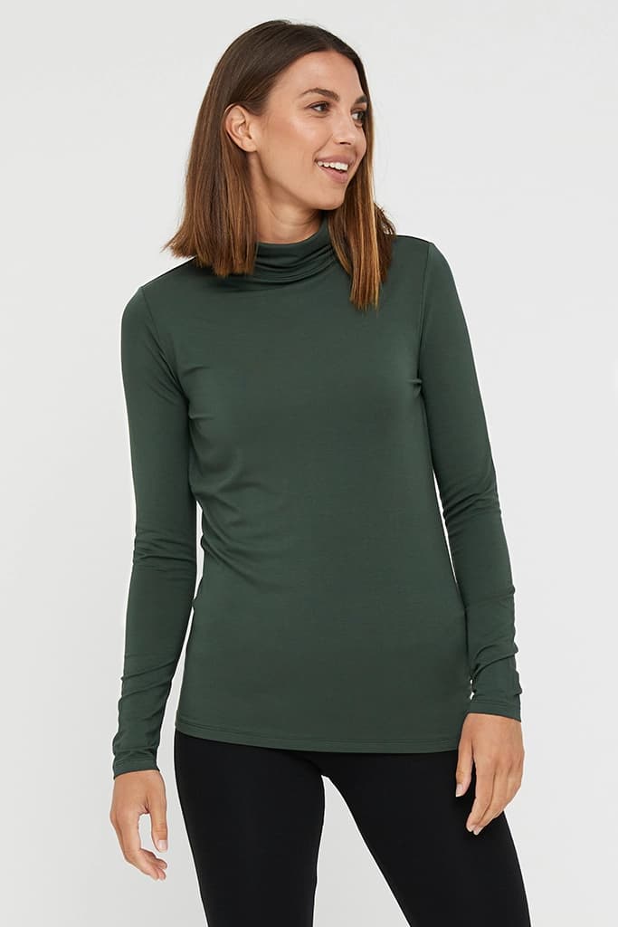 Organic Bamboo Maternity Turtle Neck