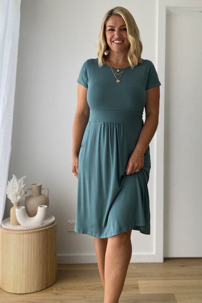 Organic Bamboo Beth Maternity Dress