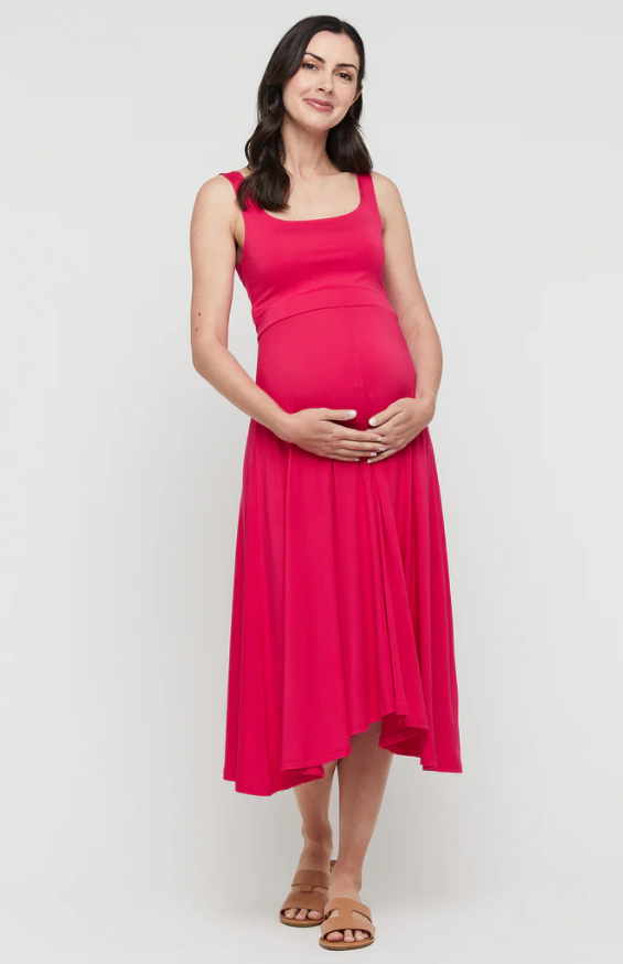 Organic Bamboo Melanie Maternity Dress Dress from Bamboo Body maternity online store brisbane sydney perth australia