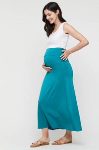 Thumbnail for Organic Bamboo Lana Long Maternity Skirt Maternity Skirt from Bamboo Body maternity online store brisbane sydney perth australia