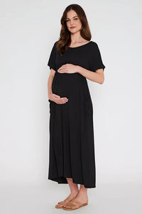 Organic Bamboo Mila Maxi Maternity Dress