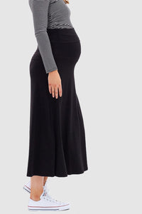 Organic Bamboo Lana Long Maternity Skirt
