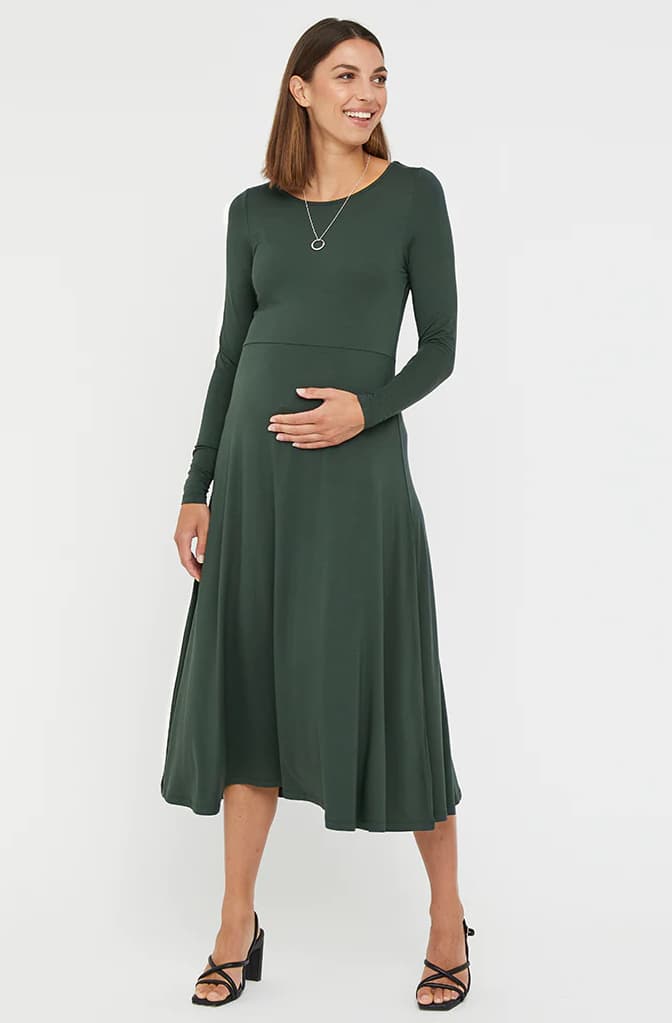 Organic Bamboo Olivia Maternity Dress