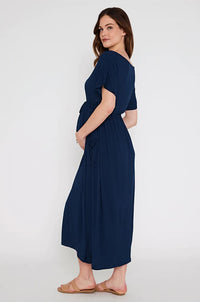 Organic Bamboo Mila Maxi Maternity Dress