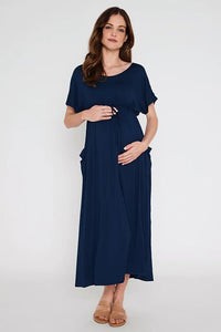 Organic Bamboo Mila Maxi Maternity Dress