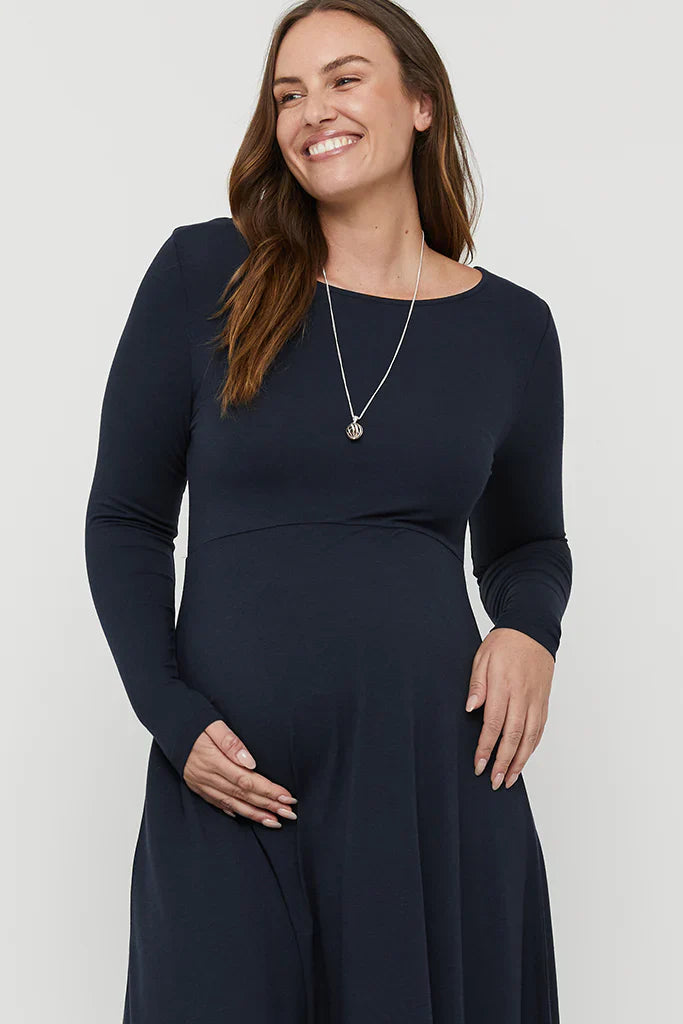 Organic Bamboo Olivia Maternity Dress | Bamboo Body Sprout Maternity Organic Bamboo Olivia Maternity Dress | Bamboo Body Sprout Maternity