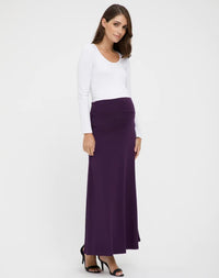 Organic Bamboo Lana Long Maternity Skirt