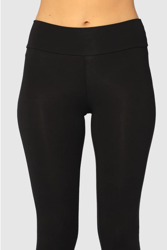 3/4 Organic Bamboo Maternity Leggings