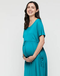 Organic Bamboo Mila Maxi Maternity Dress