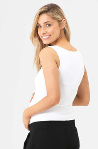 Organic Bamboo Ruched Maternity Singlet