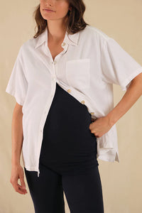 Bamboo Noosa Maternity Short Sleeved Shirt