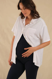 Bamboo Noosa Maternity Short Sleeved Shirt