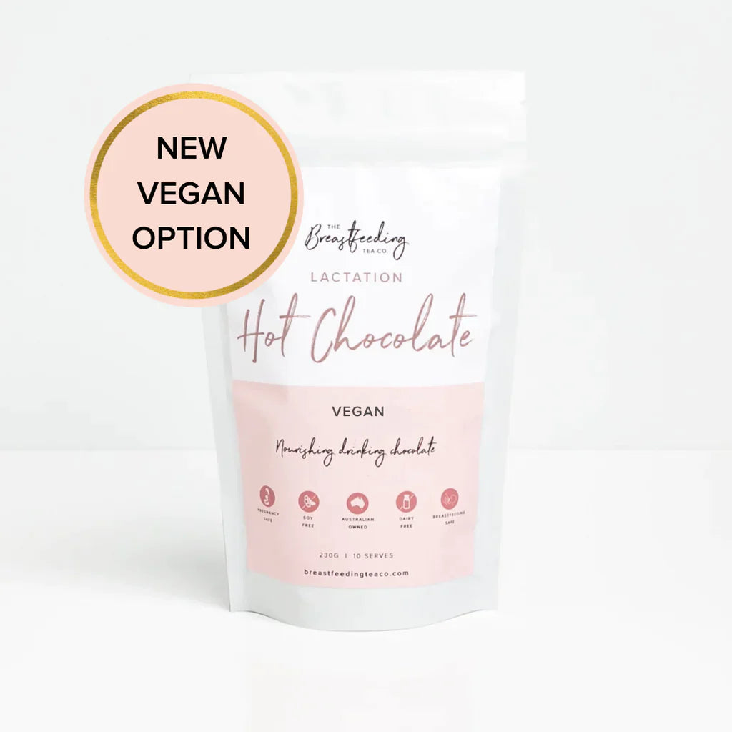 Vegan Lactation Hot Chocolate 230g | 10 Serves Lactation Hot Chocolate from The Breastfeeding Tea Co. maternity online store brisbane sydney perth australia