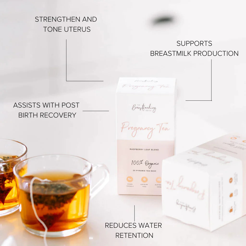 Pregnancy Tea Pyramid Tea Bags - 20 Serves Lactation Tea from The Breastfeeding Tea Co. maternity online store brisbane sydney perth australia