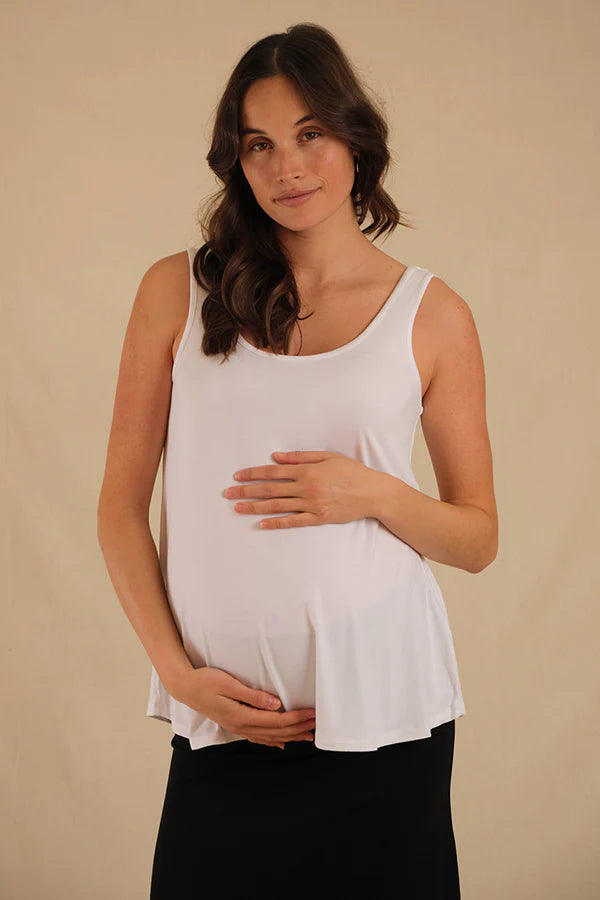 Relaxed Bamboo Maternity Singlet