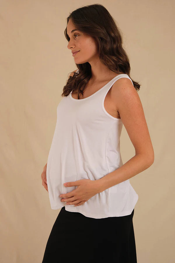 Relaxed Bamboo Maternity Singlet