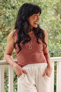 Bamboo Bobby Maternity Singlet