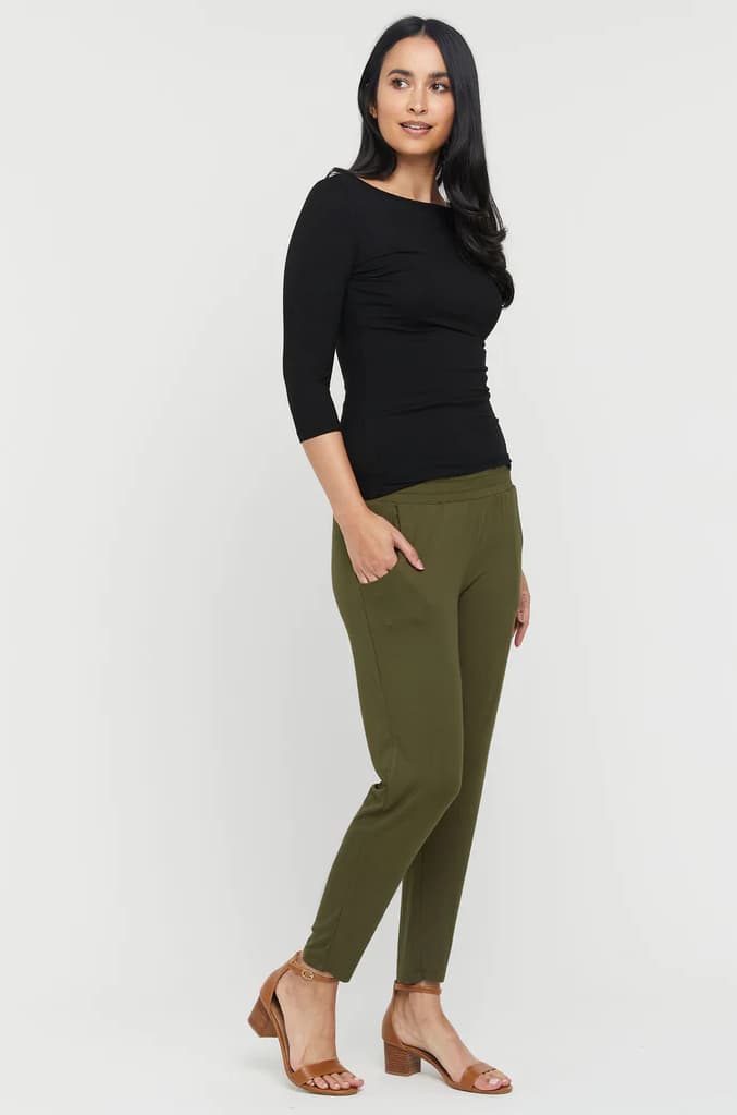 Organic Bamboo Peggy Maternity Pants
