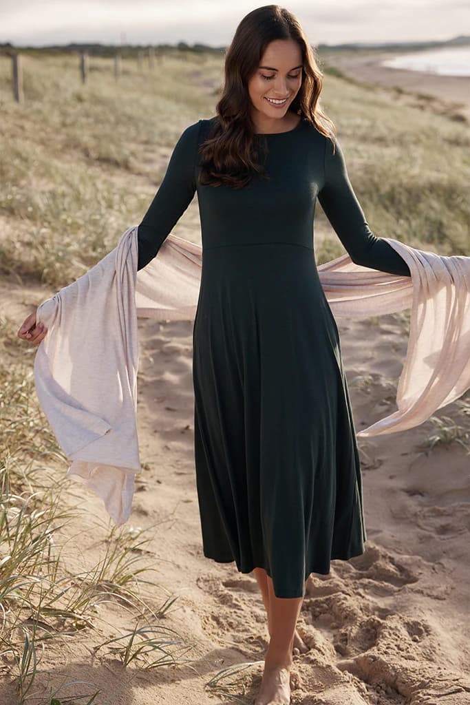 Organic Bamboo Olivia Maternity Dress
