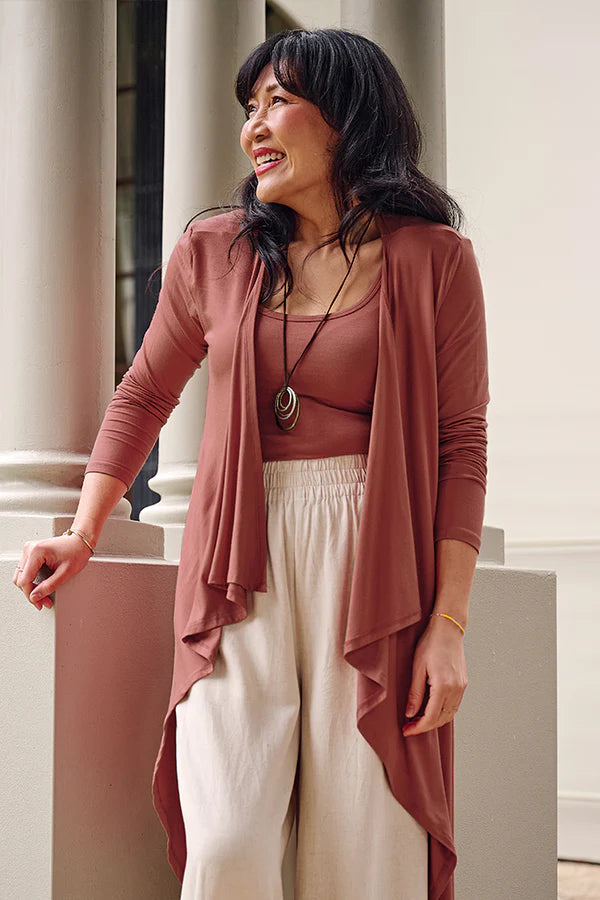 Bamboo Waterfall Cardigan