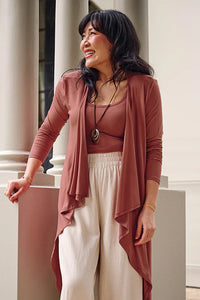 Bamboo Waterfall Cardigan