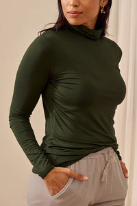 Bamboo Maternity Turtle Neck