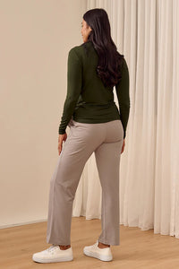 Bamboo Maternity Turtle Neck