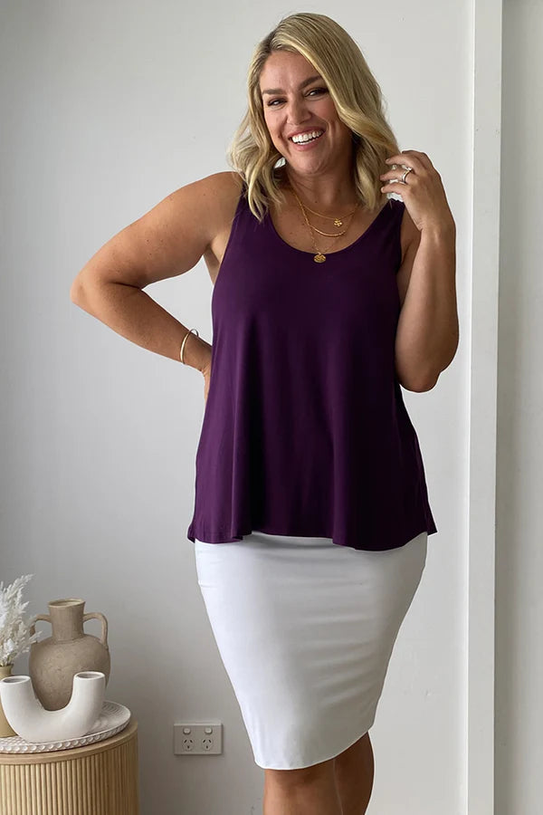 Relaxed Bamboo Maternity Singlet