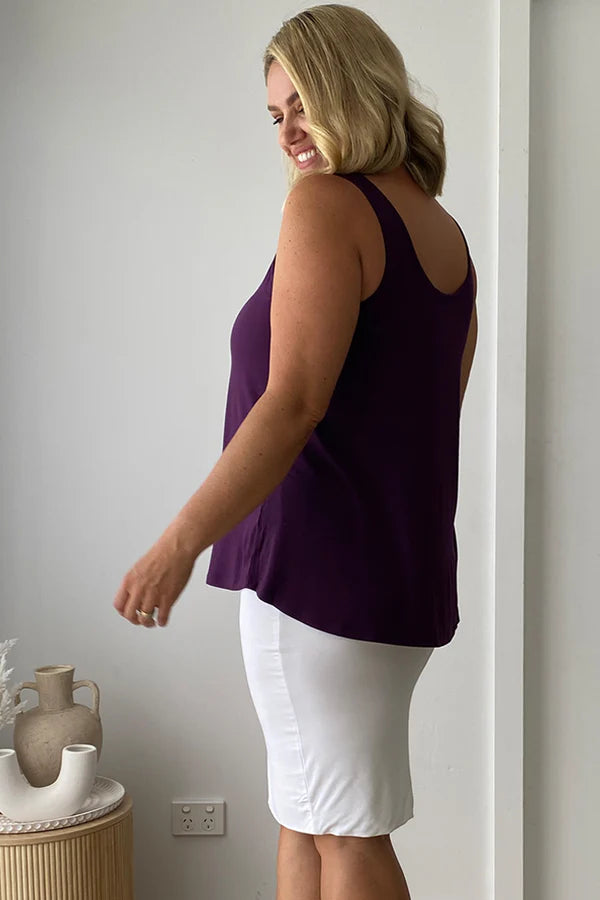 Relaxed Bamboo Maternity Singlet