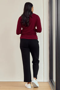 Bamboo Maternity Turtle Neck