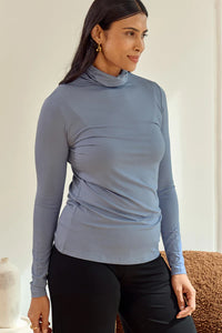 Bamboo Maternity Turtle Neck