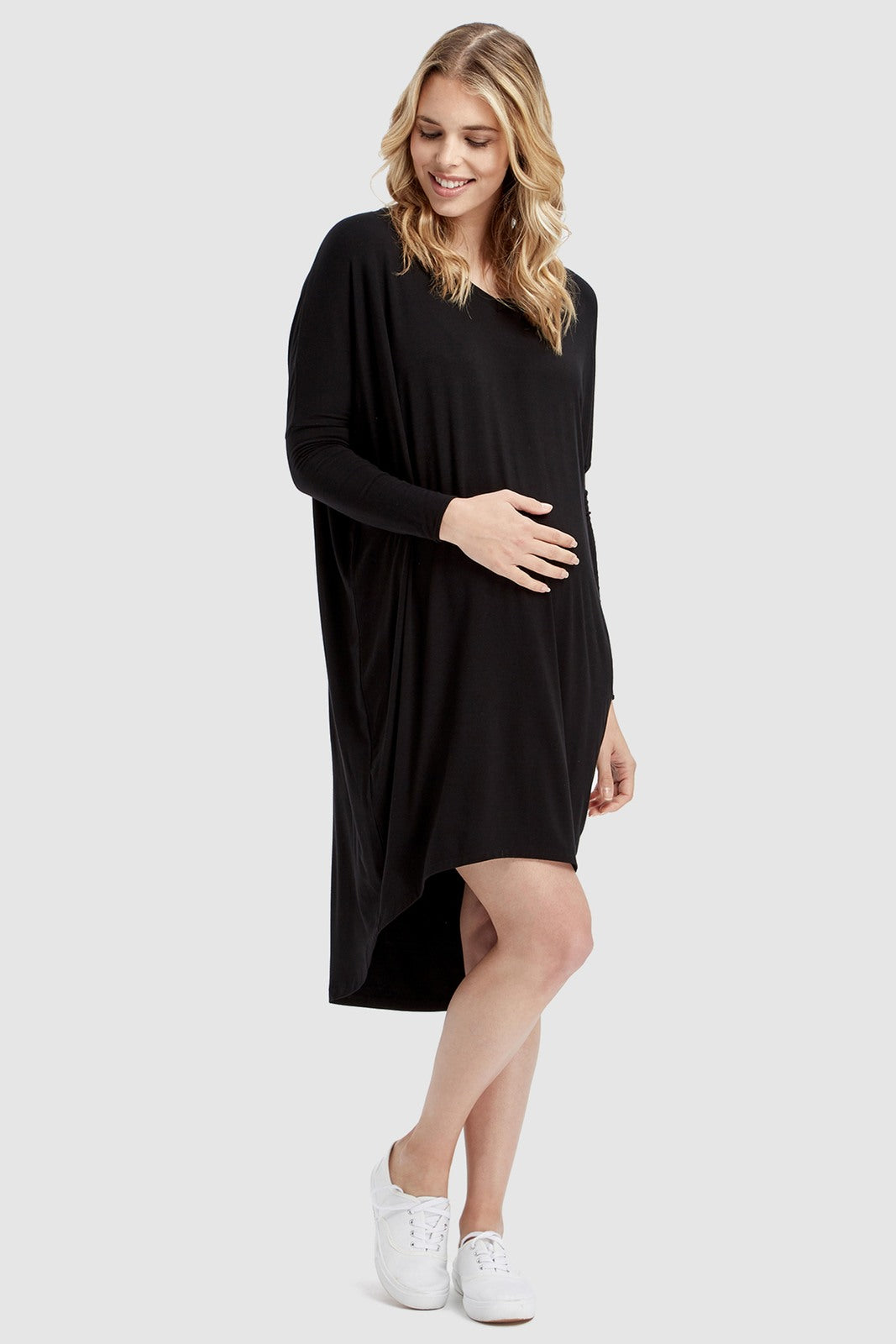 Organic Bamboo Catherine Maternity Dress  from Bamboo Body maternity online store brisbane sydney perth australia