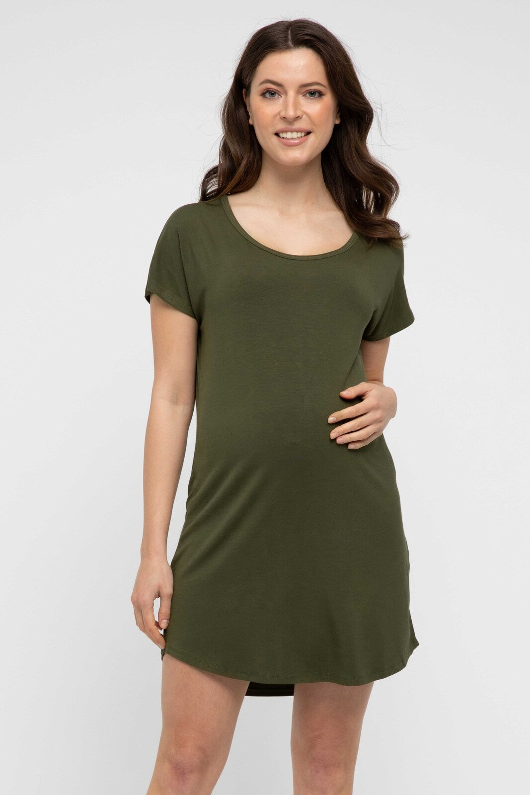 Organic Bamboo Niah T-Shirt Maternity Dress Dress from Bamboo Body maternity online store brisbane sydney perth australia