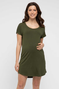 Thumbnail for Organic Bamboo Niah T-Shirt Maternity Dress Dress from Bamboo Body maternity online store brisbane sydney perth australia