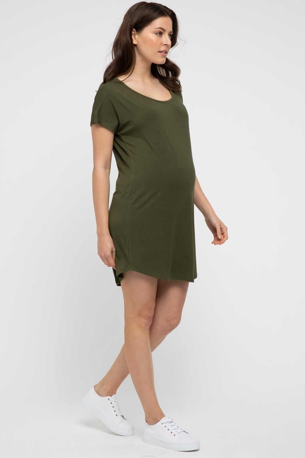 Organic Bamboo Niah T-Shirt Maternity Dress Dress from Bamboo Body maternity online store brisbane sydney perth australia