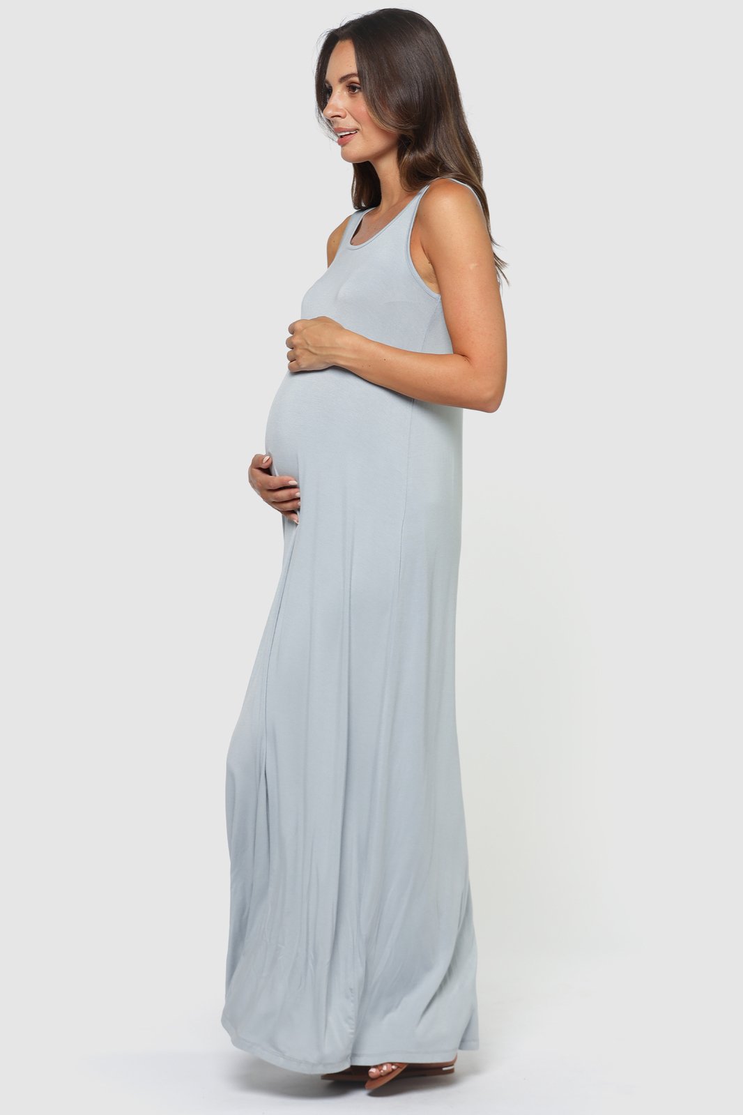 Organic Bamboo Maxi Maternity Dress Dress from Bamboo Body maternity online store brisbane sydney perth australia