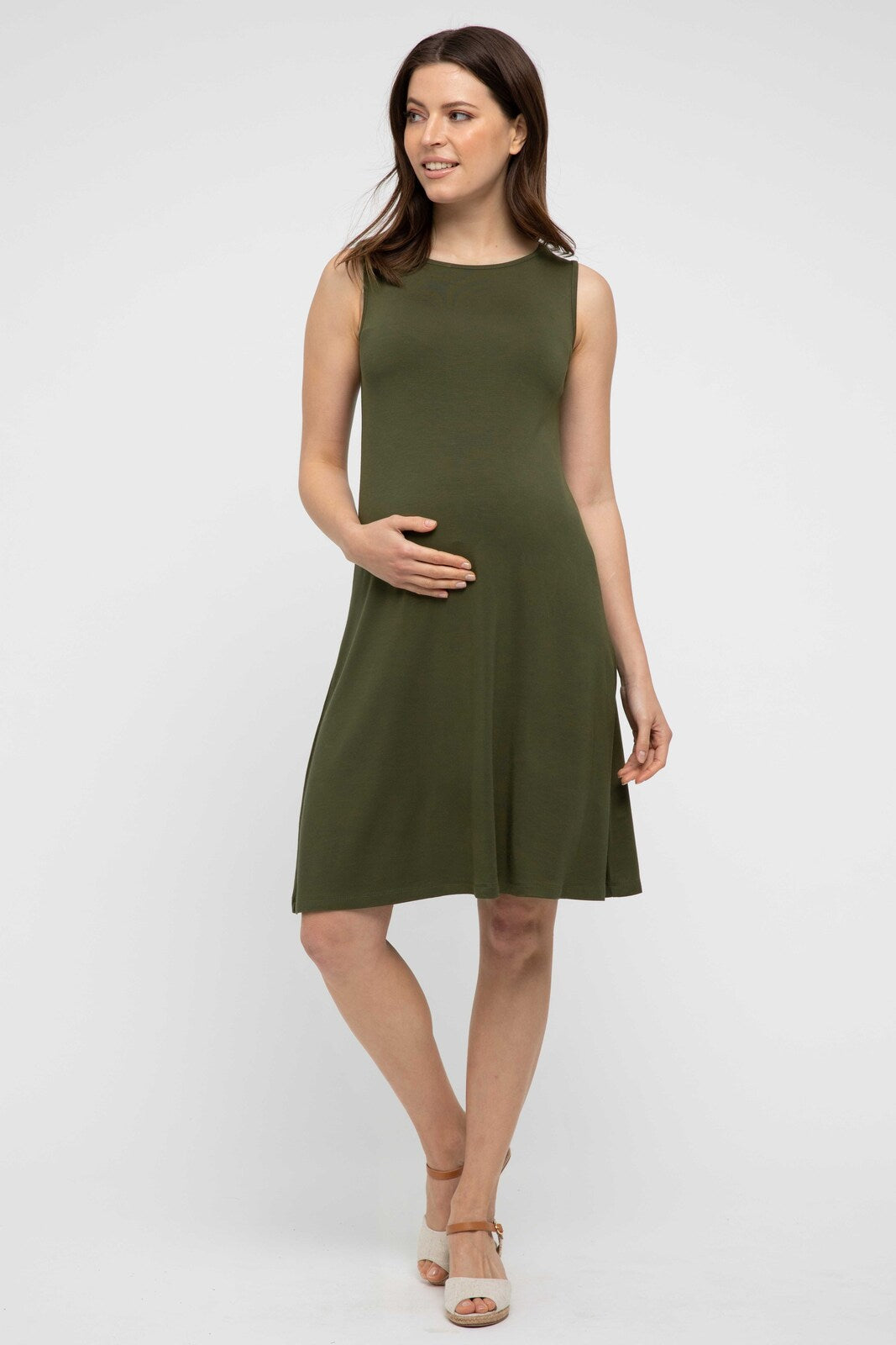 Organic Bamboo Adele Maternity Dress Dress from Bamboo Body maternity online store brisbane sydney perth australia
