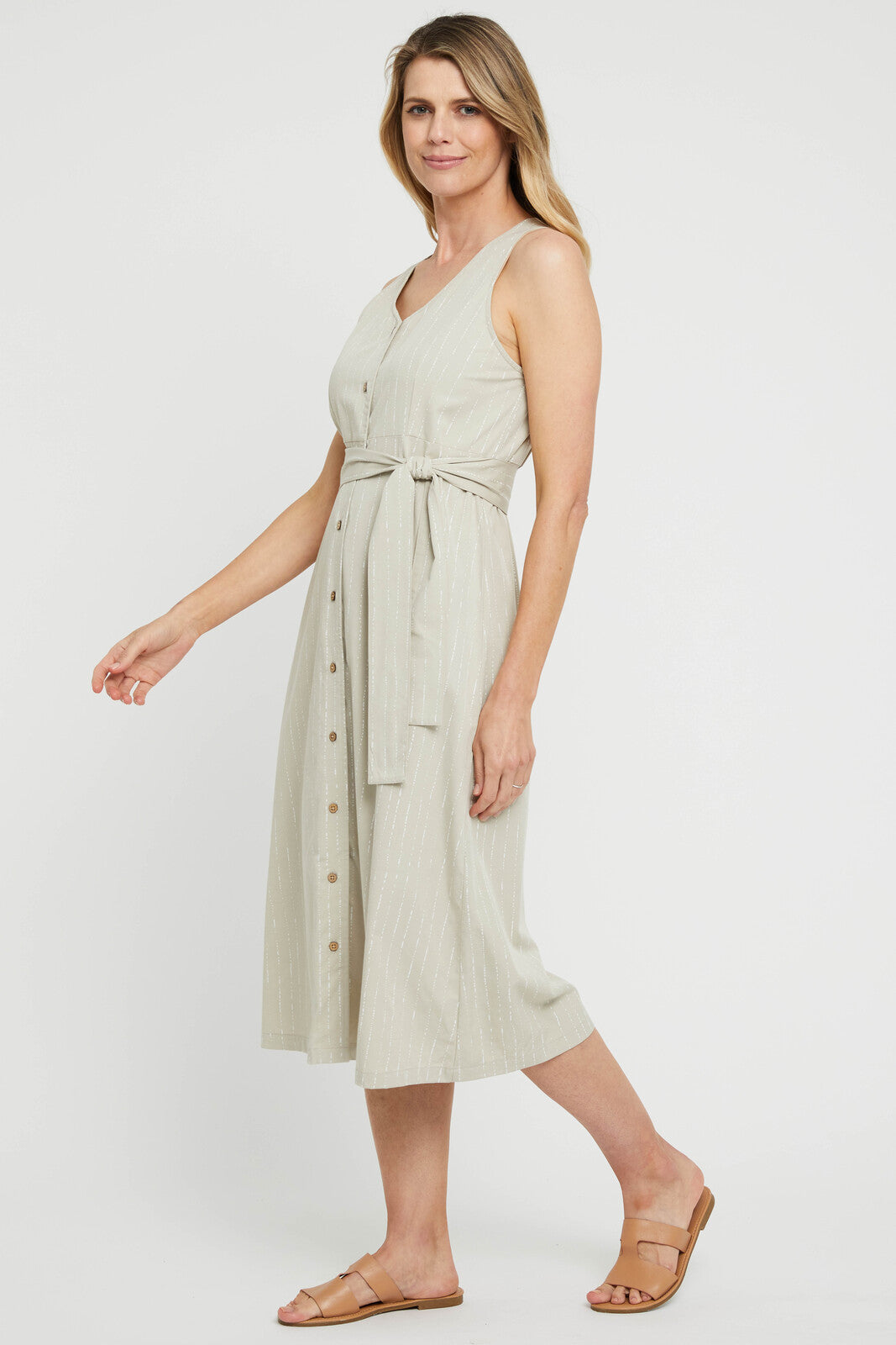 Organic Bamboo Button Front Nursing Dress Dress from Bamboo Body maternity online store brisbane sydney perth australia