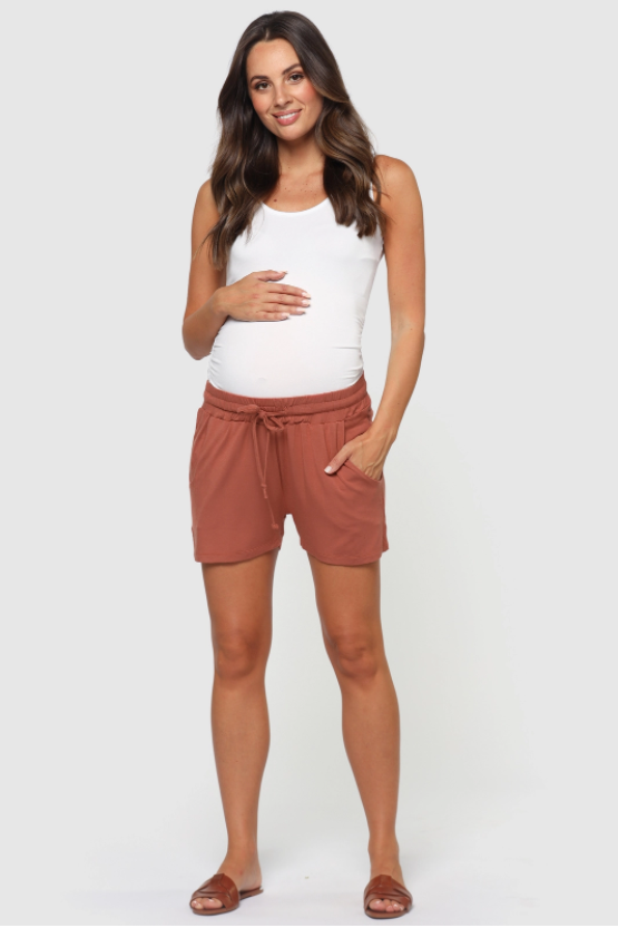 Organic Bamboo Maternity Shorts Shorts from Bamboo Body maternity online store brisbane sydney perth australia