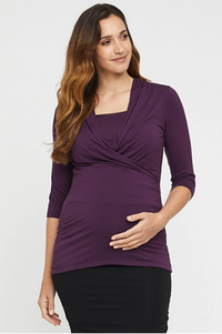 Thumbnail for Organic Bamboo Grace Nursing Top Top from Bamboo Body maternity online store brisbane sydney perth australia