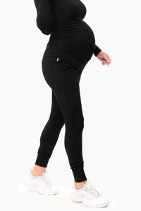 Thumbnail for Soft Stretch Maternity Jogger Pants from Cherry Melon maternity online store brisbane sydney perth australia