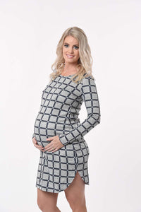 Thumbnail for Manhattan Maternity Shift Dress (Final Sale) Dress from Meamama maternity online store brisbane sydney perth australia